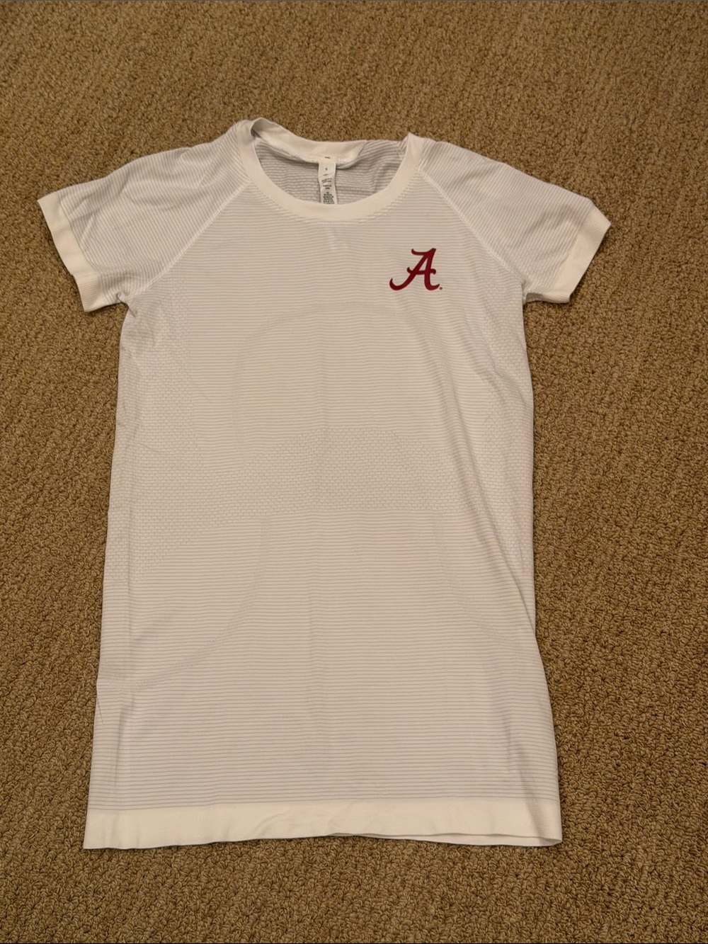 Lululemon University of Alabama “A” Swiftly Tech Short Sleeve Tee Size 6